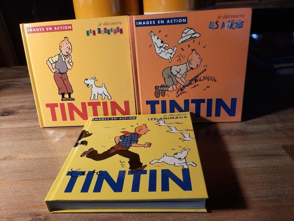 Kuifje Afbeelding in Actieboek, Verzamelen, Stripfiguren, Zo goed als nieuw, Kuifje, Ophalen of Verzenden
