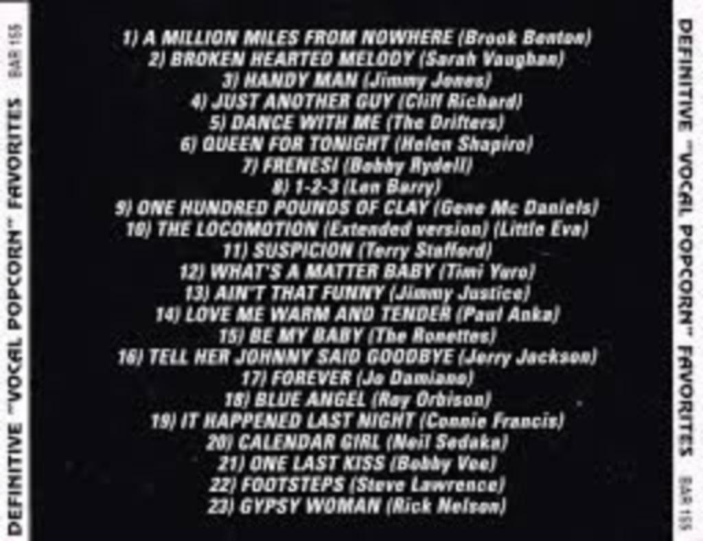Definitive "Popcorn vocals'' Favorites - Cd, Ophalen of Verzenden, Zo goed als nieuw