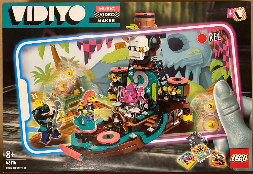 LEGO 43114 Vidiyo Punk Pirate Ship, Ophalen of Verzenden, Nieuw, Complete set, Lego