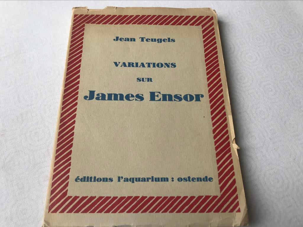 Variations sur James Ensor 500excemplaren 1931, Ophalen of Verzenden, Gelezen, Schilder- en Tekenkunst