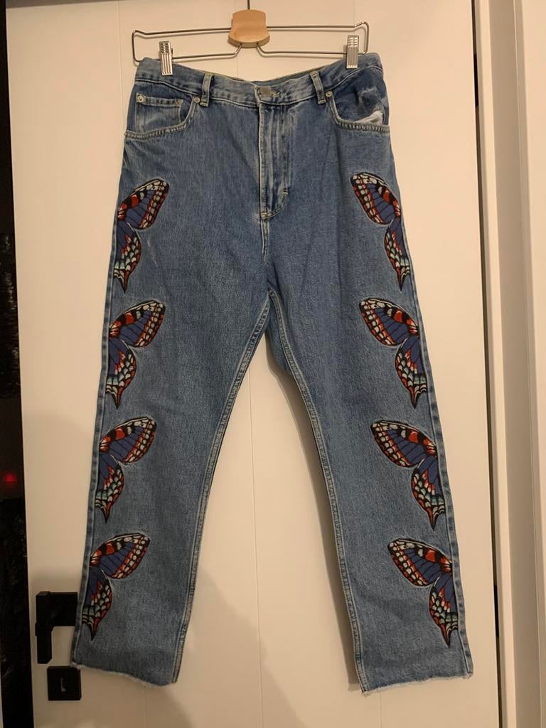 Jeansbroek Maje met vlinders small, Ophalen of Verzenden, Nieuw