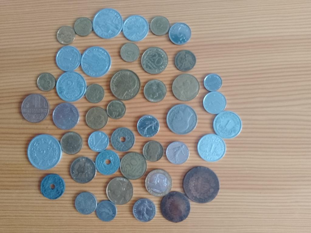 Franse munten, Ophalen, Frankrijk, Losse munt