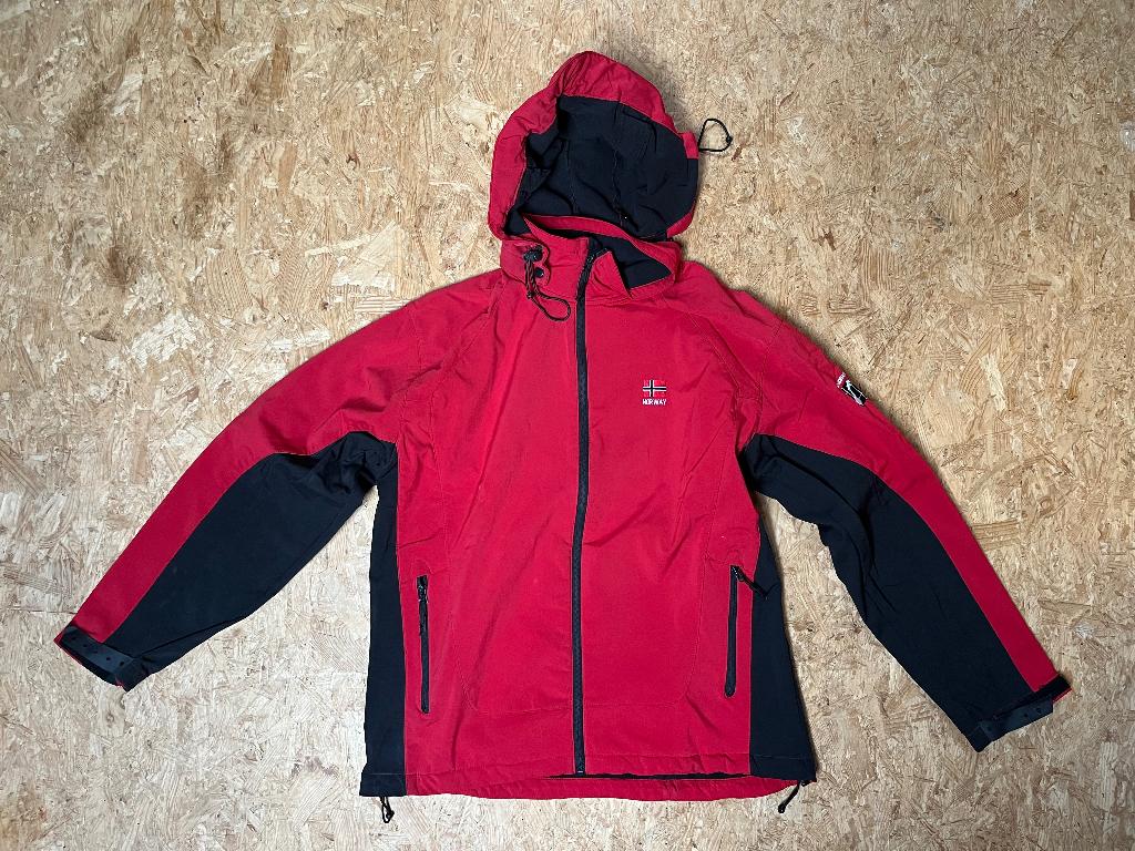 Mid season jas Scandinavian Explorer windbreaker regenjas cv, Maat 52/54 (L), Wandelen of Outdoor, Ophalen of Verzenden, Zo goed als nieuw
