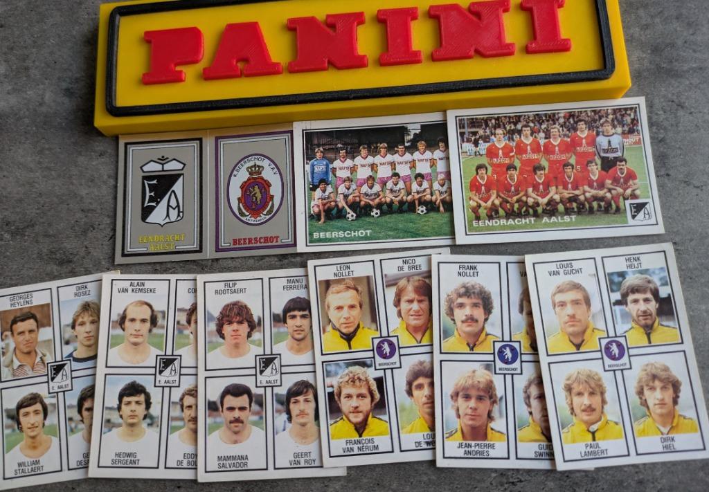 PANINI FOOTBALL 82  BEERSCHOT / E.AALST 9 STICKERS 1982, Verzenden