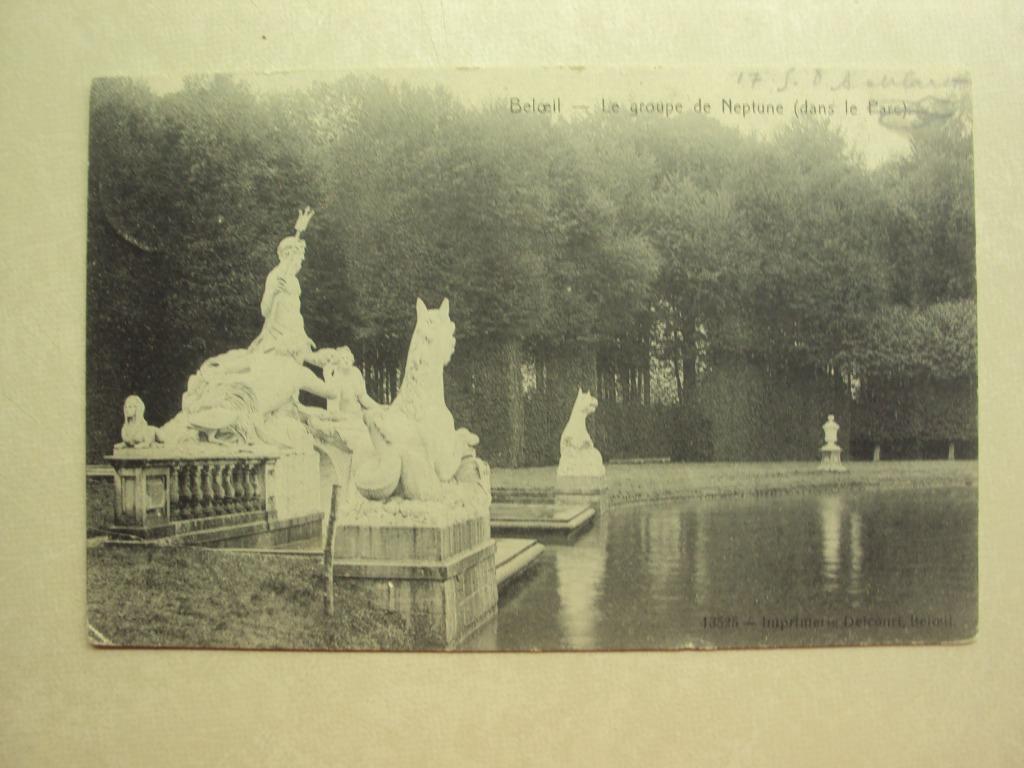 49620 - BELOEIL - LA GROUPE DE NEPTUNE DANS LE PARC, Ophalen of Verzenden