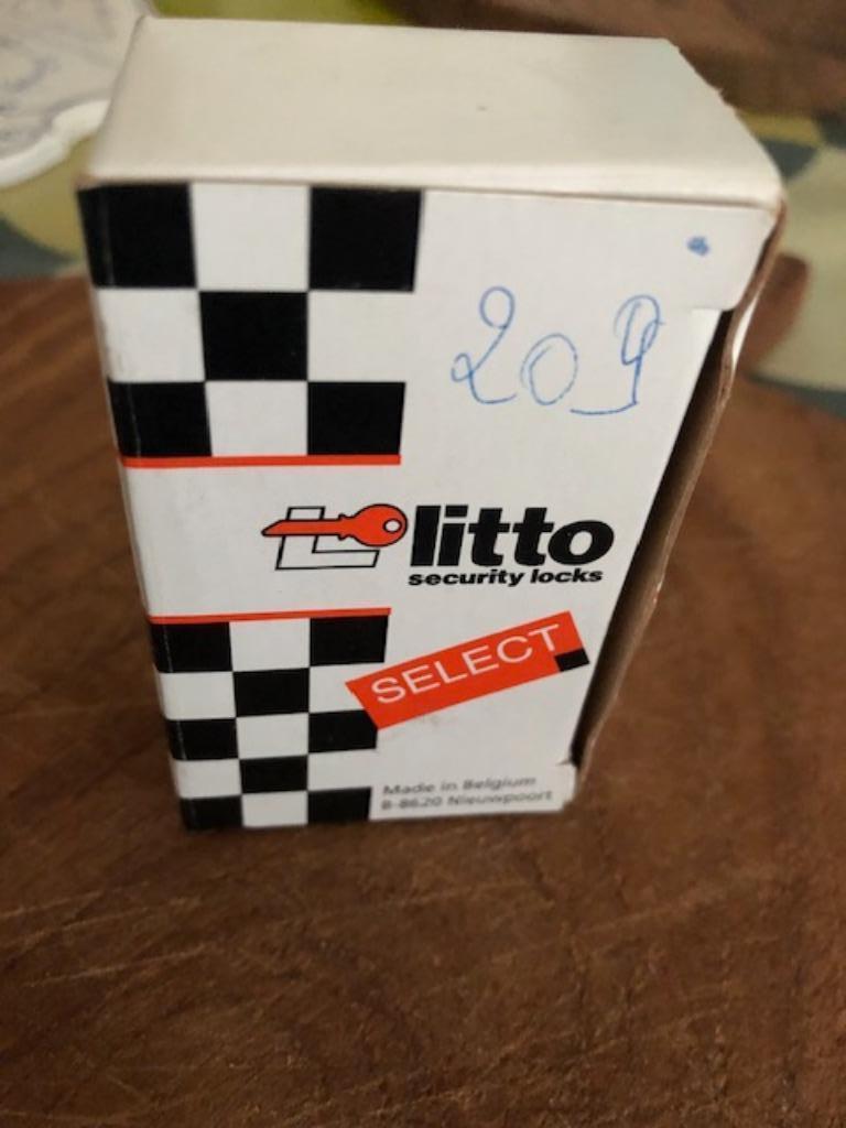 Serrure Litto 30/35, Ophalen, Gebruikt, Inox, Slot