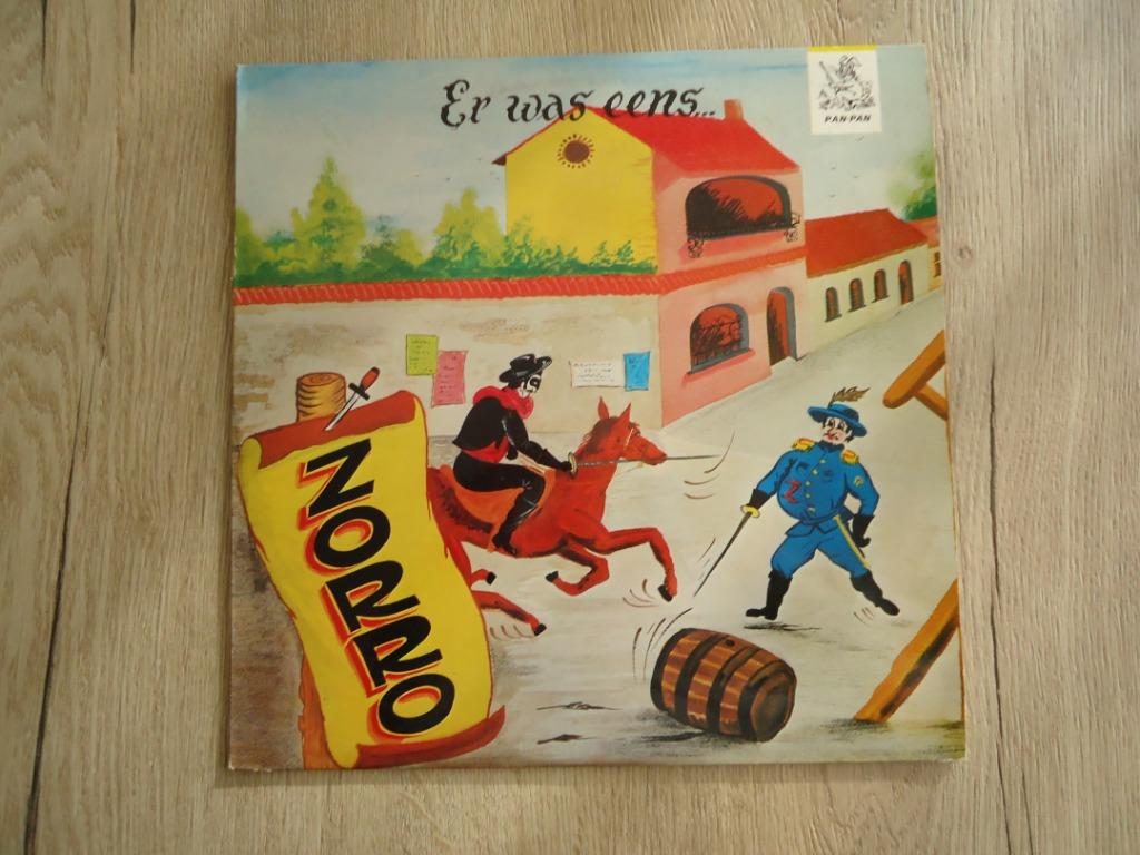 Vintage Sprookjes LP Er Was Eens... Zorro & Robin Hood., Enlèvement ou Envoi, Utilisé, Fable ou Conte (de fées)