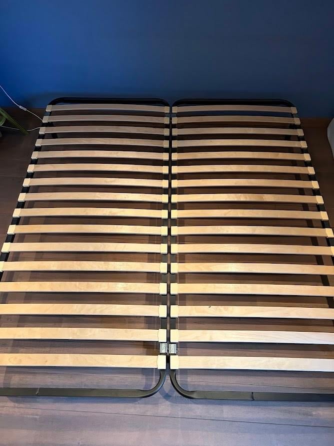 Lattenbodem op pootjes, Huis en Inrichting, Ophalen, 90 cm, Zo goed als nieuw, Bedbodem