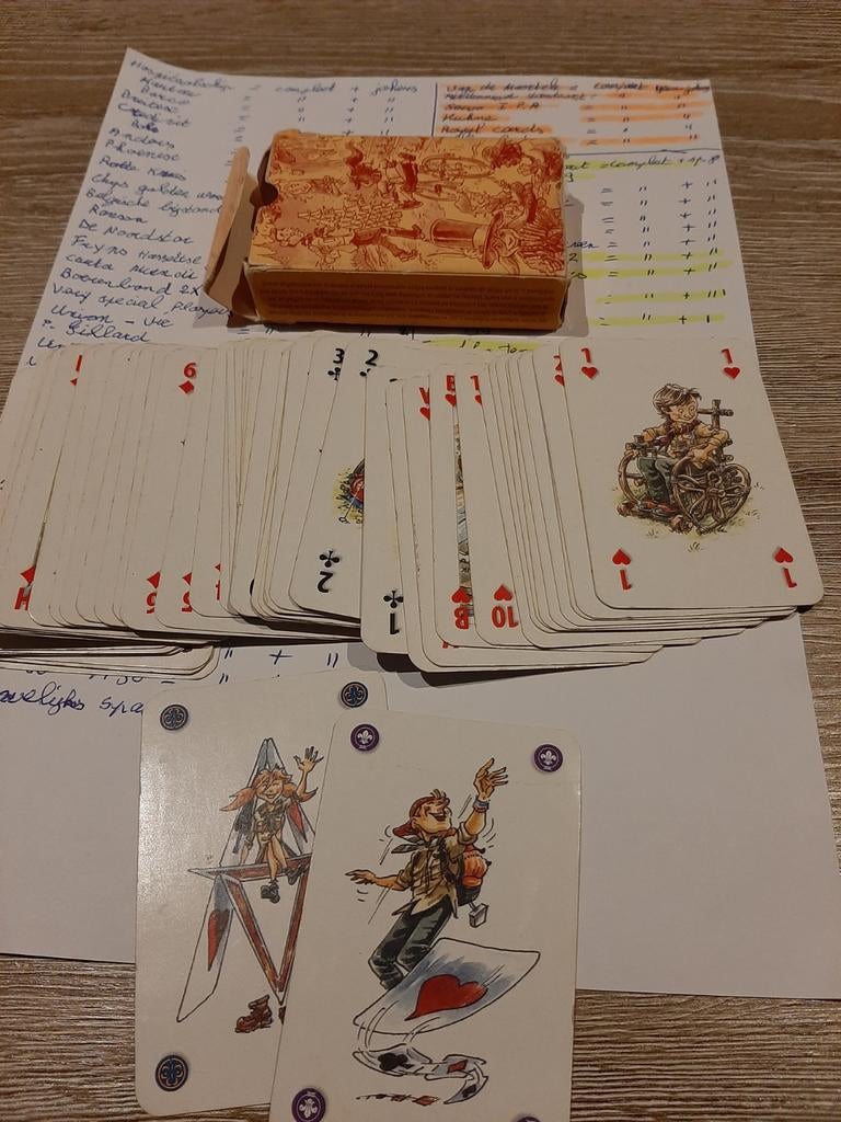 Scouting das durven speelkaarten., Verzamelen, Ophalen of Verzenden, Gebruikt, Speelkaart(en)