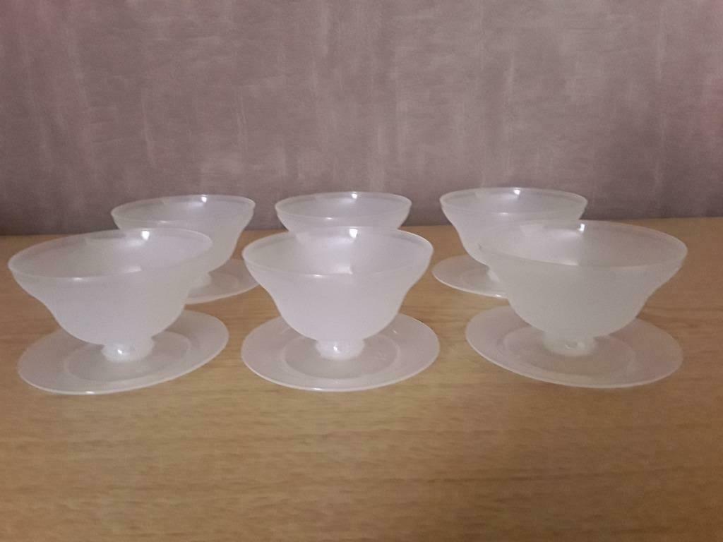 Tupperware dessertkommetjes, Huis en Inrichting, Ophalen of Verzenden, Nieuw, Wit