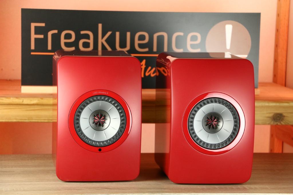 KEF LS50 Wireless II / LS 50 2 ROOD *Beursdemo* Inruil ok!, Enlèvement ou Envoi, Comme neuf, Haut-parleurs Frontaux, Arrière ou Stéréo