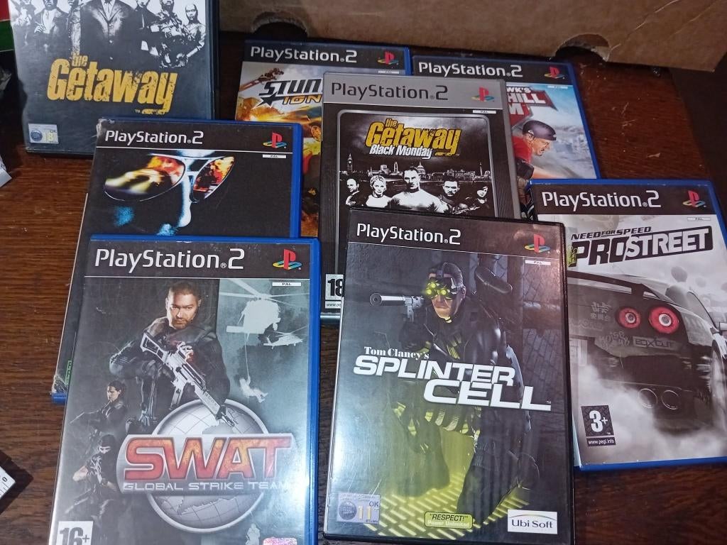 lotje van 8 play station 2 spelletjes, Ophalen of Verzenden, Zo goed als nieuw, Overige genres, Vanaf 18 jaar
