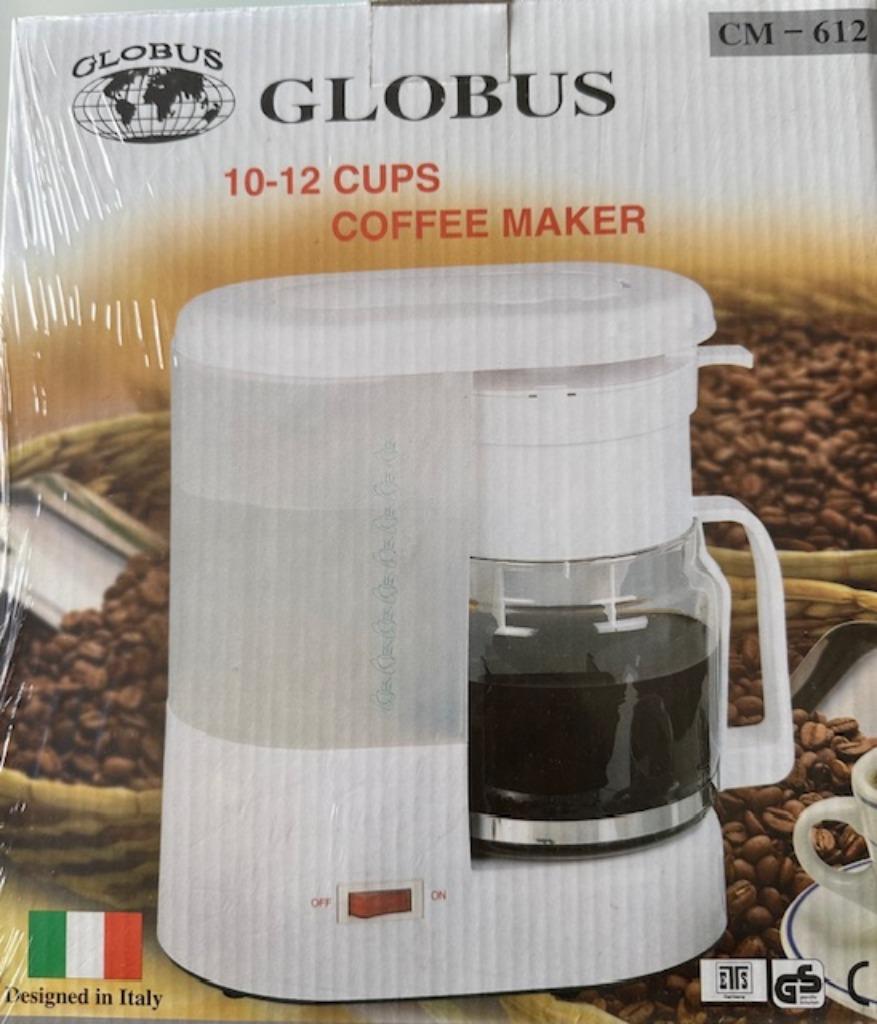Percolateur Globus  NEUF 10-12 tasses, Réservoir d'eau amovible, Enlèvement ou Envoi, Cafetière, 10 tasses ou plus