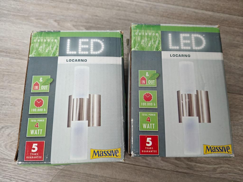 Massive Locarno ledlamp, Ophalen of Verzenden, Nieuw, Plafondspot of Wandspot