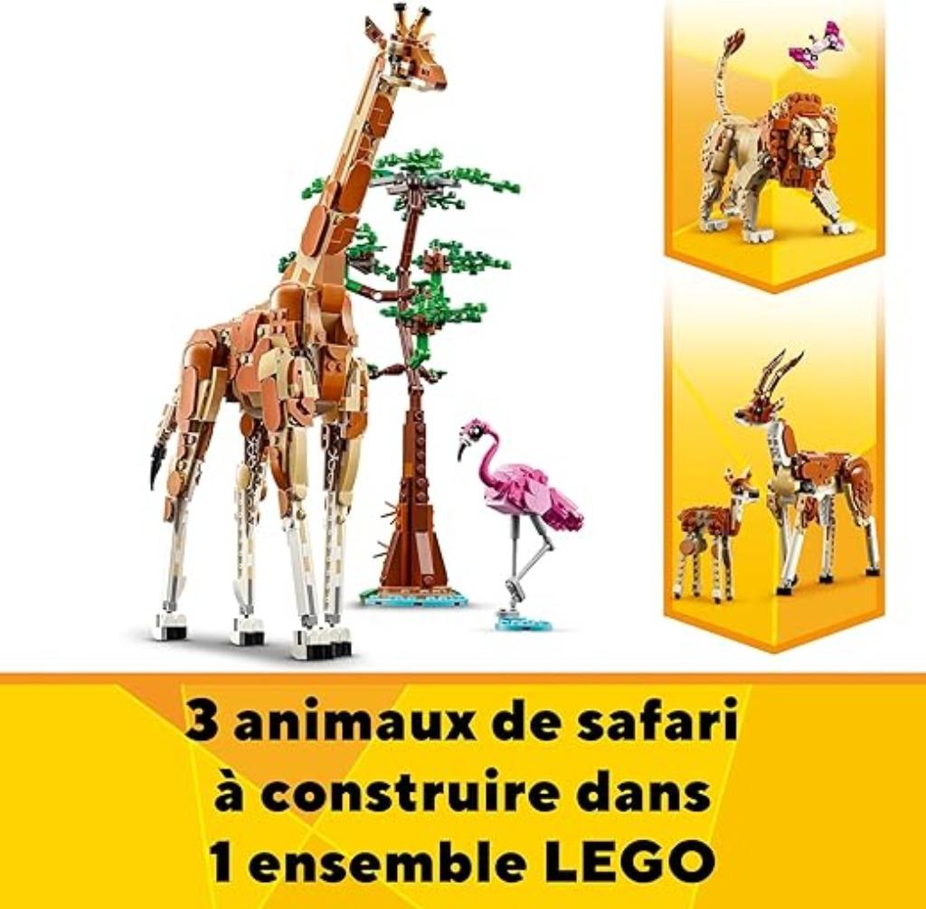 LEGO CREATOR Safari LIVRAISON RAPIDE ET GRATUITE, Envoi, Neuf, Ensemble complet, Lego