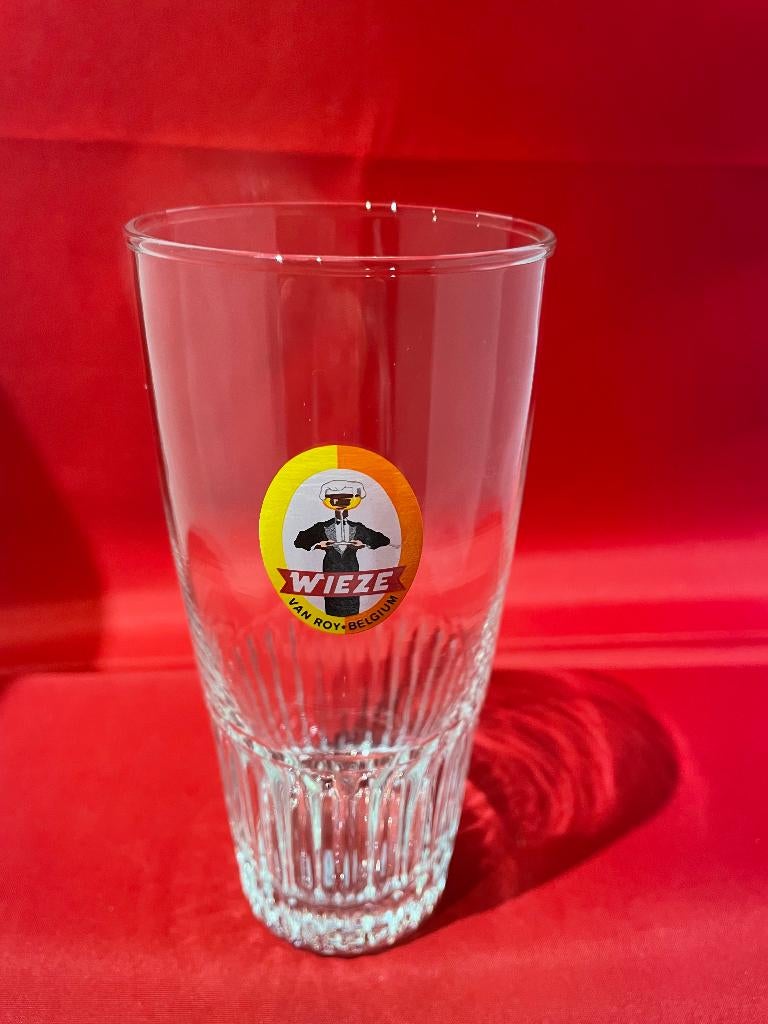 bierglas Wieze Van Roy, Verzamelen, Ophalen of Verzenden, Gebruikt, Bierglas