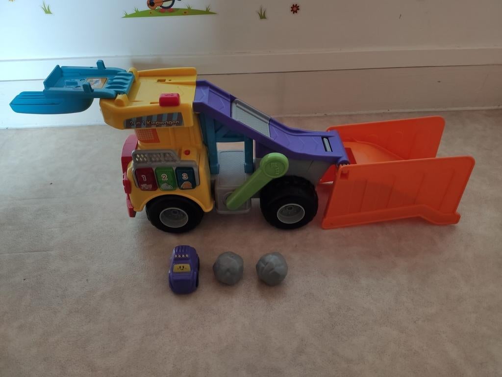 VTech kiepwagen 3-in-1, Kinderen en Baby's, Ophalen, Auto