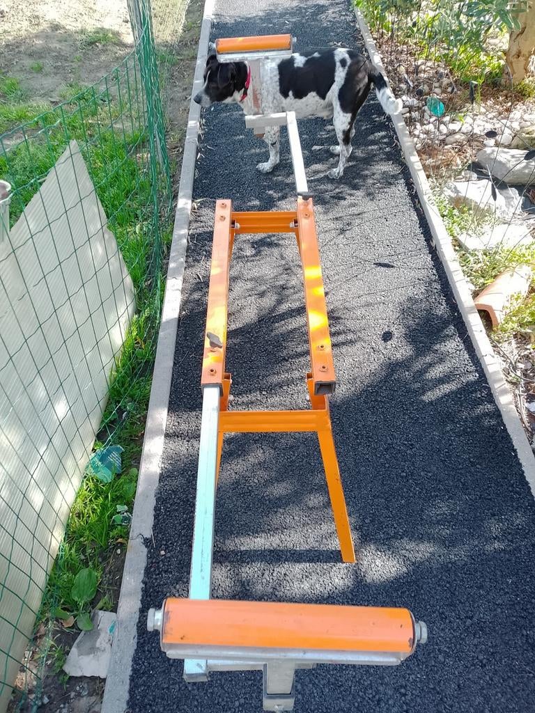 Opvouwbare schraag, Ophalen, Gebruikt