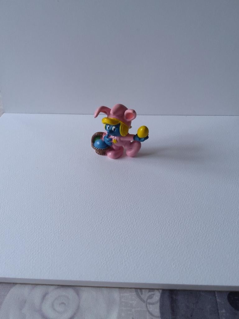 Smurf, paashaas, meisje, Verzamelen, Ophalen of Verzenden, Gebruikt, Poppetje, Figuurtje of Knuffel
