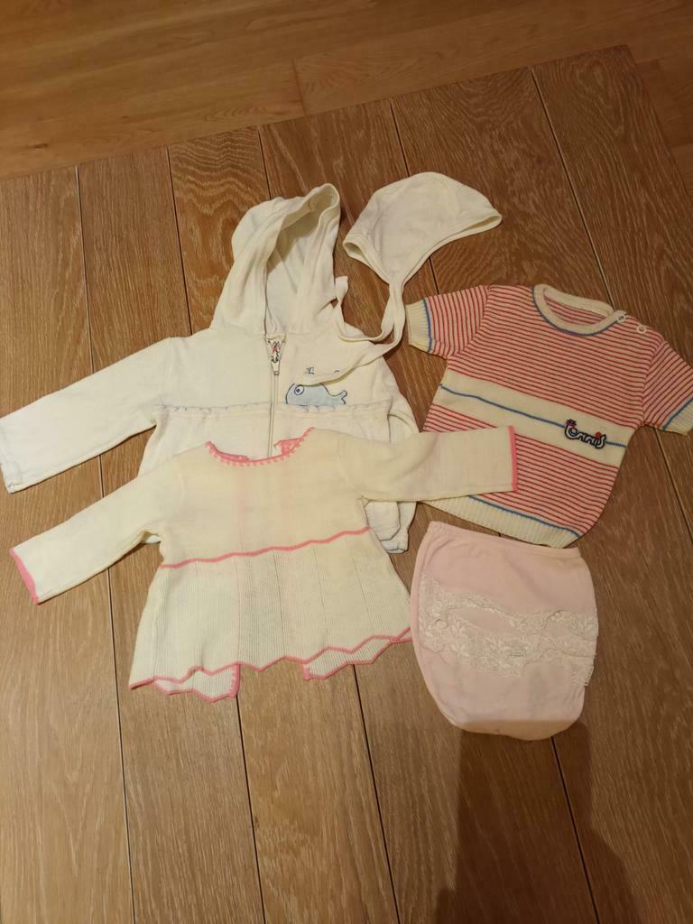 Set vintage babykleertjes 6 maanden - 67 cm., Kinderen en Baby's, Babykleding | Maat 56, Meisje, H&M, Ophalen of Verzenden, Overige typen