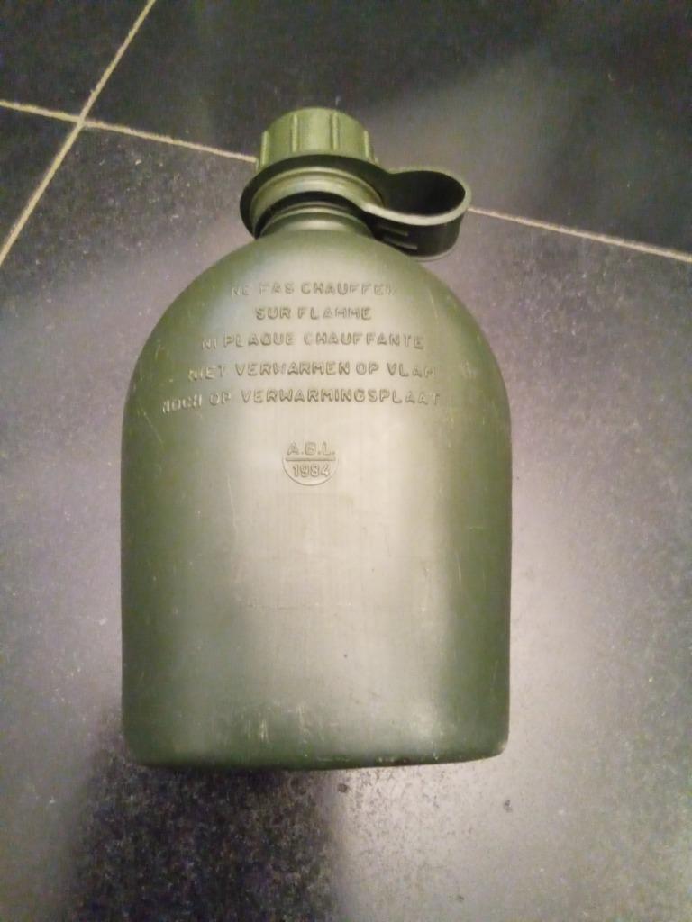 Drinkfles Belgisch leger, Verzamelen, Ophalen of Verzenden, Landmacht, Overige typen