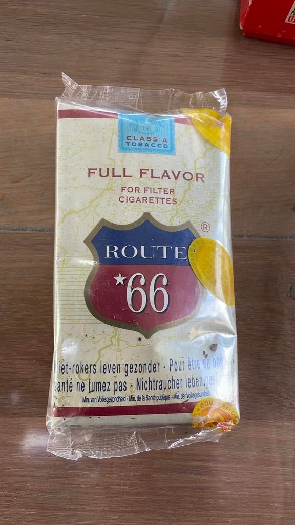 Pour collection paquet de tabac route 66, Enlèvement ou Envoi, Comme neuf, Boite à tabac ou Emballage