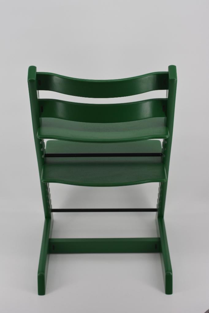 Stokke Tripp Trapp Forrest Green – Refurbished model, Kinderen en Baby's, Kinderstoelen, Verzenden, Zo goed als nieuw, Meegroeistoel