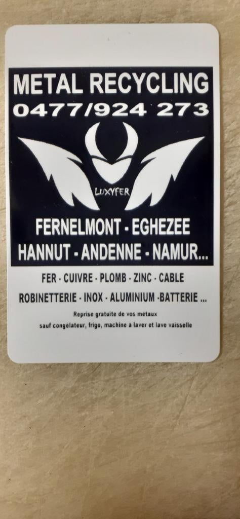 Ferraille ferrailleur vieux fers, Divers, Enlèvement ou Envoi, Comme neuf
