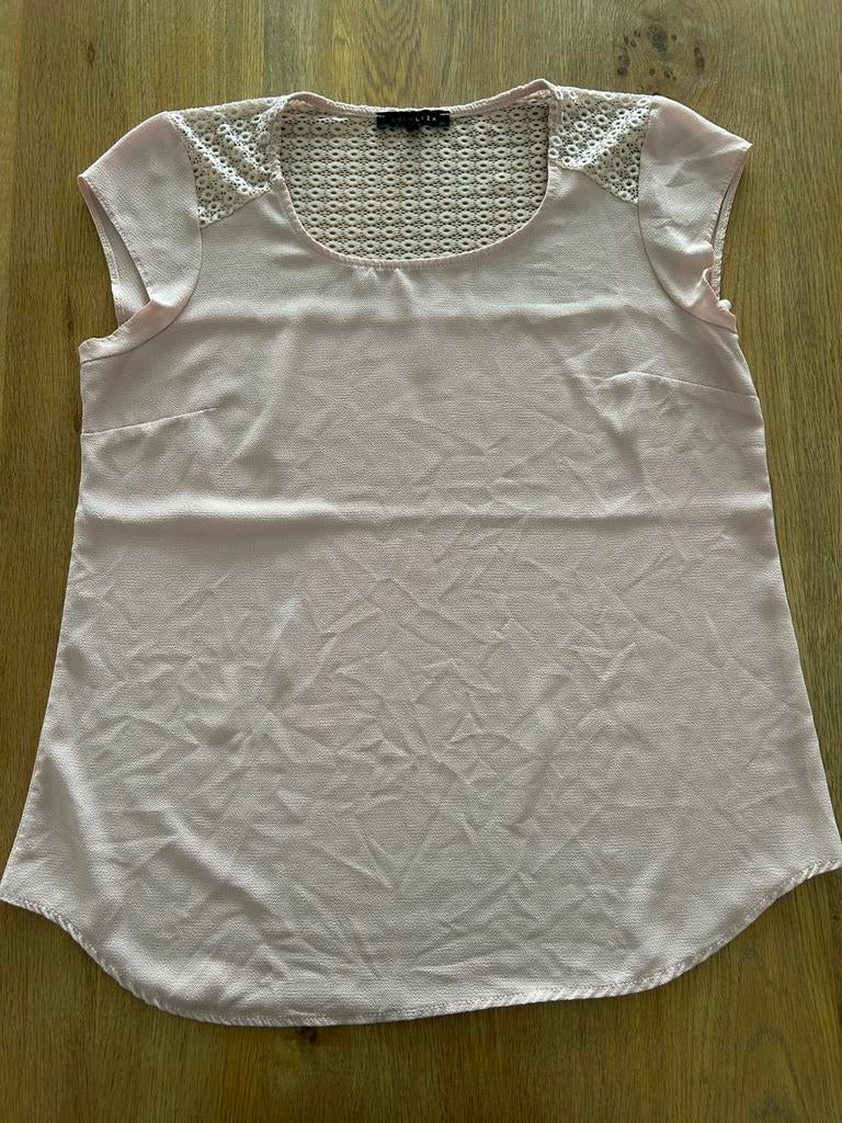 Lichtroze blouse korte mouwen LolaLiza maat 44, Taille 42/44 (L), Enlèvement ou Envoi, Lola & Liza, Rose