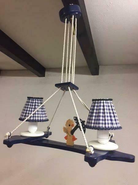 Prachtige vintage luster voor baby- of kinderkamer