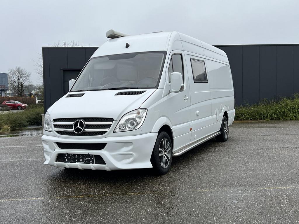 Mercedes-Benz Sprinter Grote Luifel/Airco/Omvormer/Garage, 0 kg, Euro 5, 0 kg, Leder en Stof
