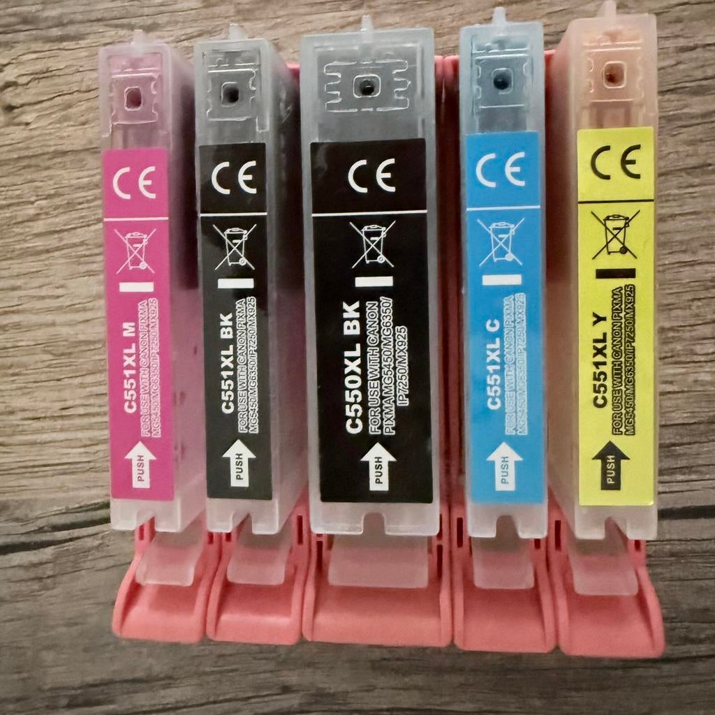 Set de 5 cartouches d’encre, Enlèvement ou Envoi, Comme neuf, Cartridge, Canon