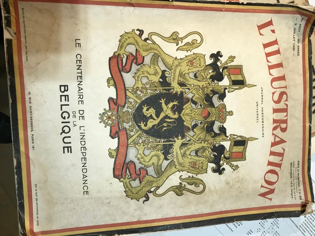 Revue L'Illustration 5 juillet 1930 Centenaire Belgique, Enlèvement ou Envoi, 20e siècle ou après, Utilisé