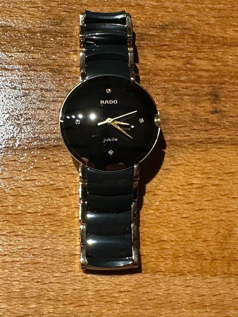 RADO Jubile unisex horloge met diamanten en 18K goud, Ophalen of Verzenden, Zo goed als nieuw, Goud