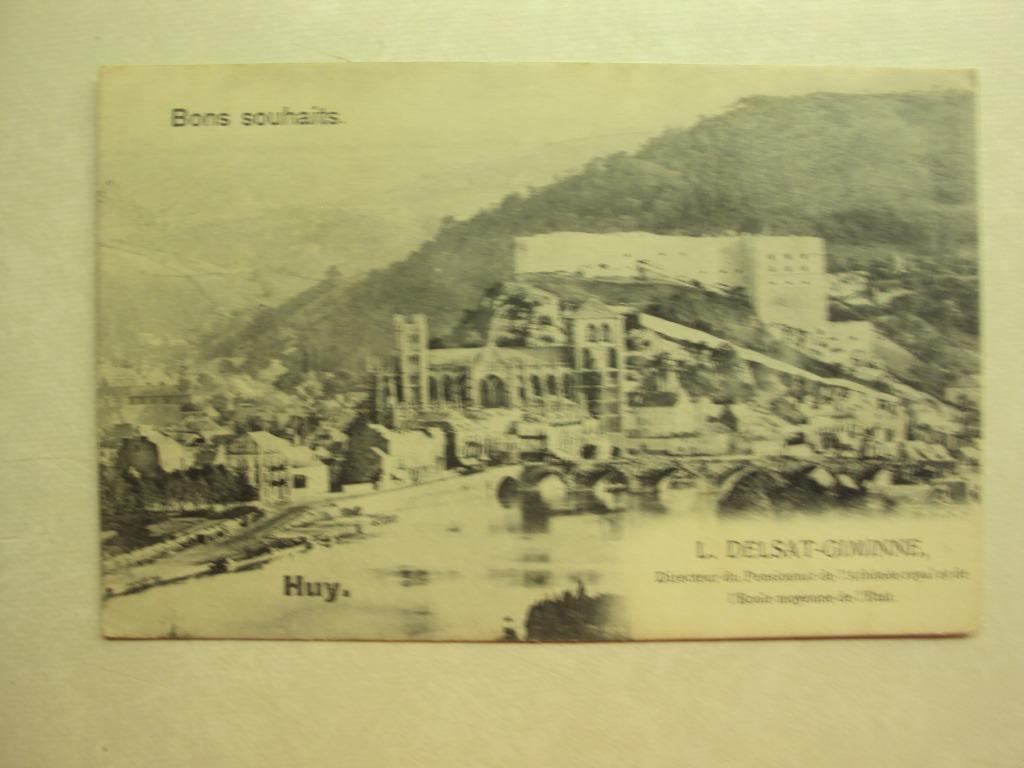 49574 - HUY - BONS SOUHAITS, Collections, Cartes postales | Belgique, Enlèvement ou Envoi