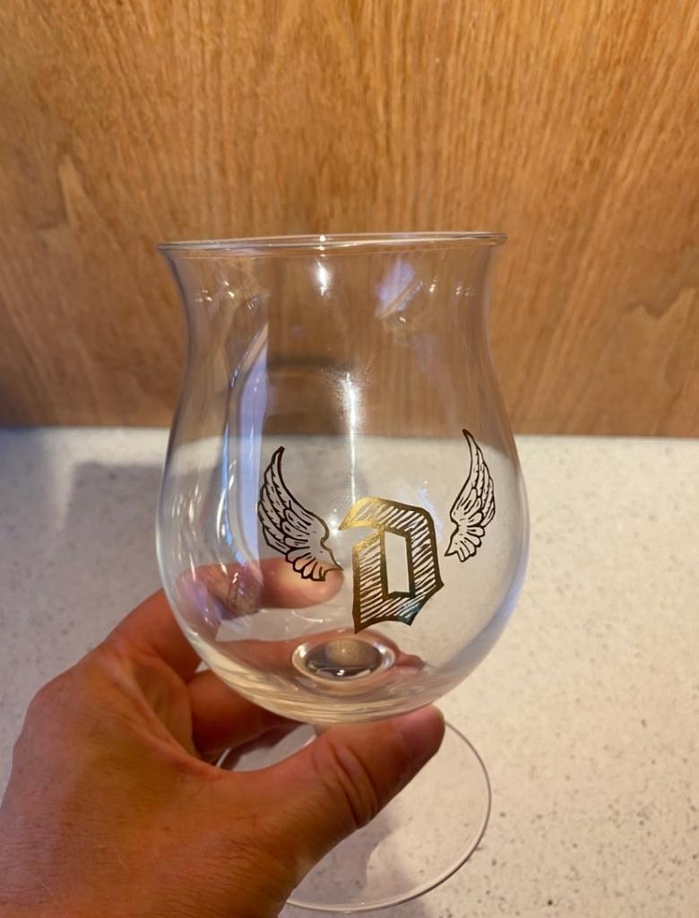 Duvel golden wings, Ophalen, Zo goed als nieuw, Glas of Glazen, Duvel