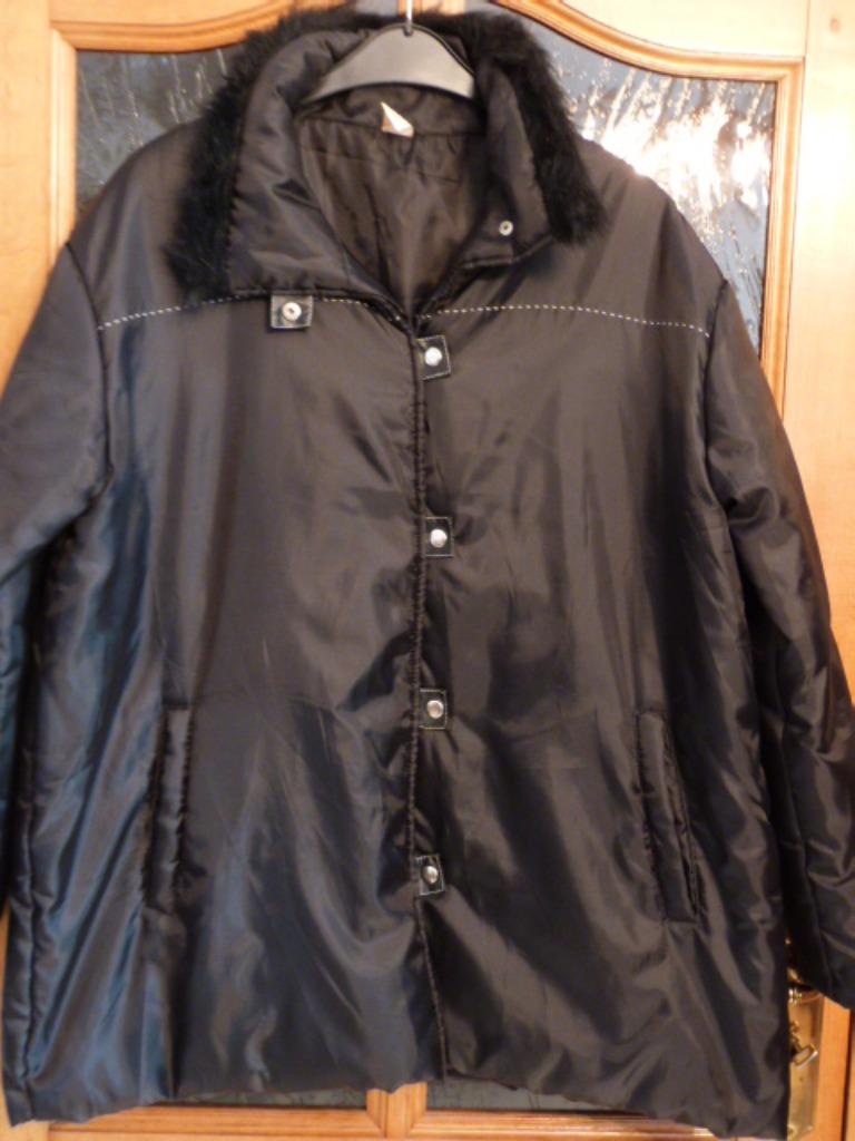 AV, VESTE NOIR .T. 50., Enlèvement, Comme neuf, Taille 46/48 (XL) ou plus grande, Noir