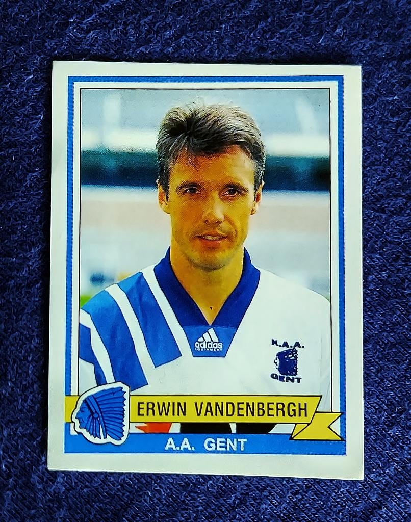 Panini sticker voetbal  ' FB 1994 - E. Vandenbergh '  #144, Verzamelen, Ophalen of Verzenden, Nieuw, Poster, Plaatje of Sticker