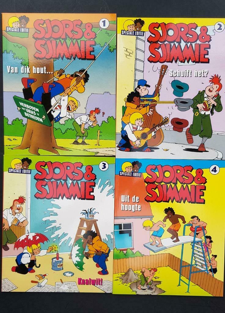 Strip Sjors en Sjimmie Piët-Vierhout, Boeken, Meerdere stripboeken, Ophalen, Gelezen, Piët-Vierhout