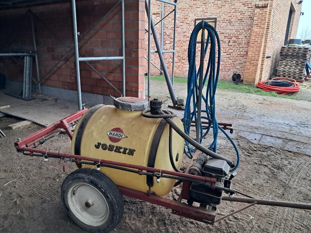 sproeimachine, Ophalen, Gewasbescherming en Bemesting