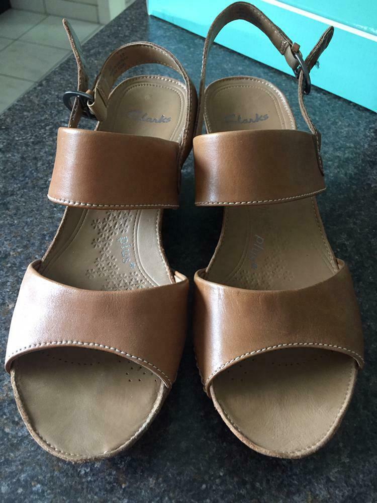 Dames sandalen clarks, Enlèvement ou Envoi, Comme neuf, Brun, Clarks
