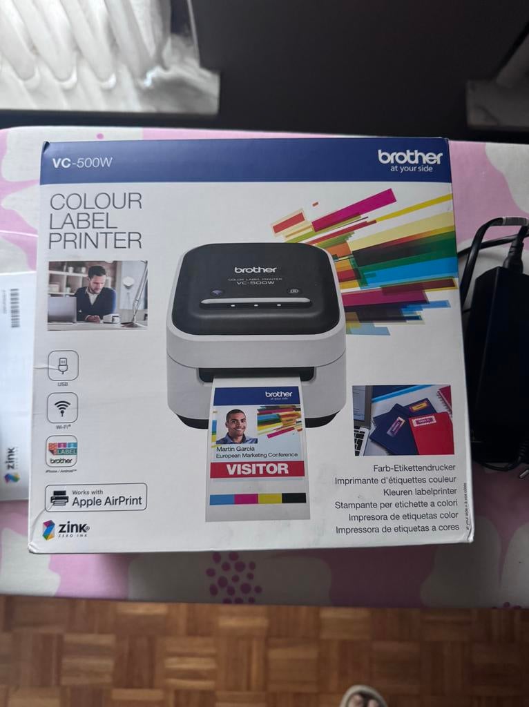 Brother VC-500w label printer, Enlèvement ou Envoi, Comme neuf