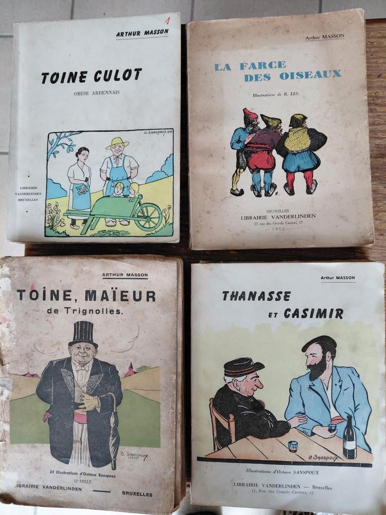 Livres anciens de Toine Culot, Enlèvement