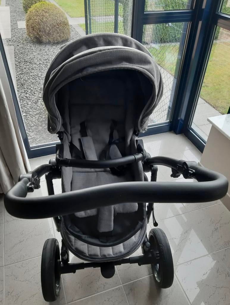 Kinderwagen First Atalanta grey + cybex babyautostoel, Ophalen, Zo goed als nieuw