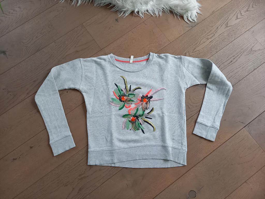 Maat 158 : sweater grijs CKS, Enlèvement ou Envoi, Pull ou Veste, Cks, Utilisé