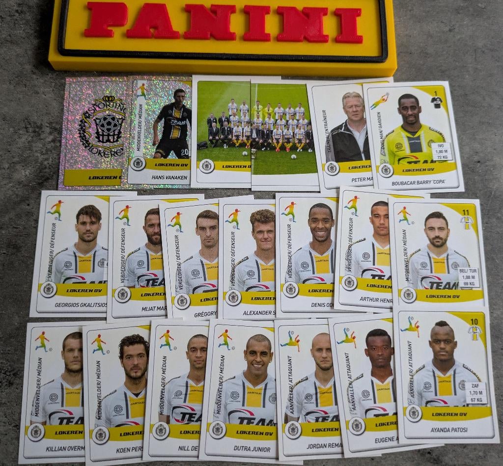 Panini FOOTBALL 2015 20 AUTOCOLLANTS LOKEREN FOOT, Enlèvement ou Envoi, Neuf