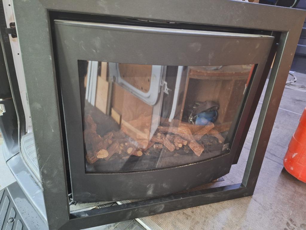 Inbouw gashaard, Enlèvement, Comme neuf, Encastré, Cheminée au gaz