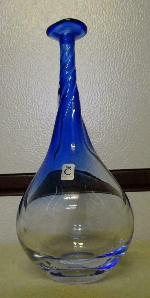 Vase en cristal, bouteille Christinenhütte ALLEMAGNE, Enlèvement ou Envoi
