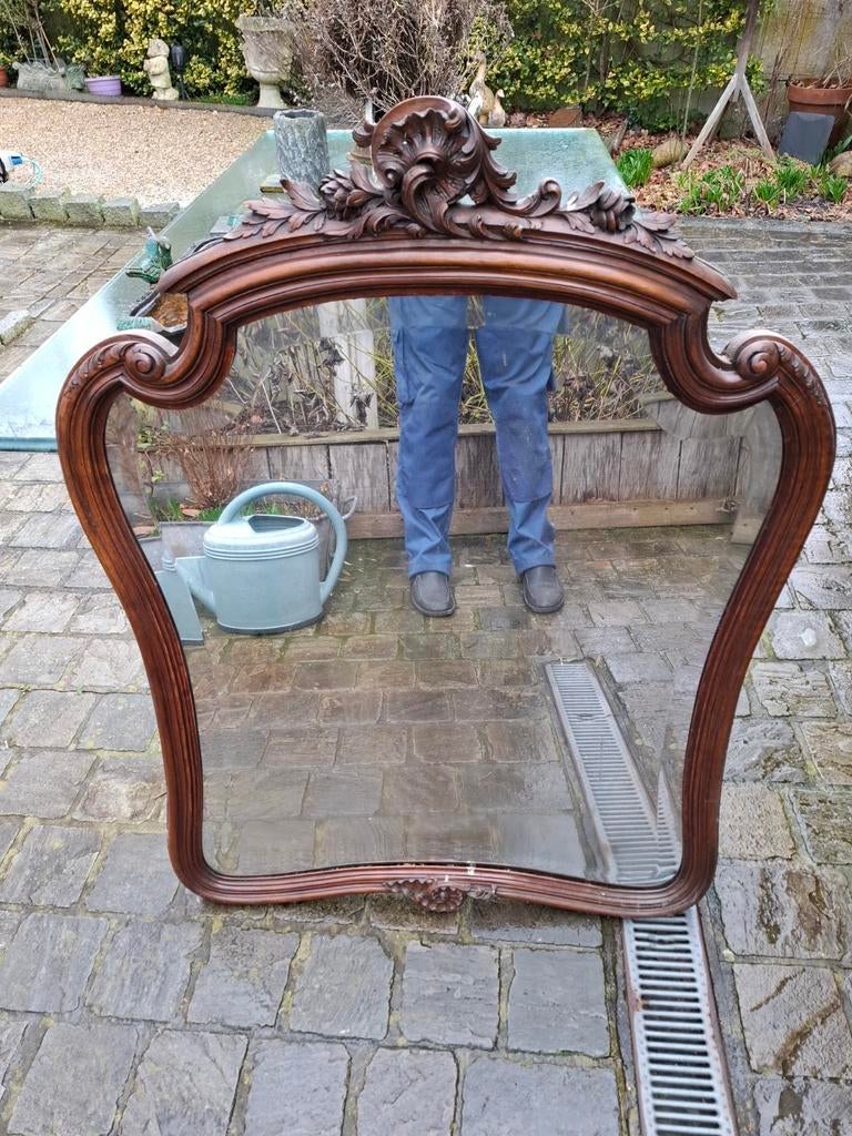 miroir en bois massief, Enlèvement, 50 à 100 cm, 100 à 150 cm