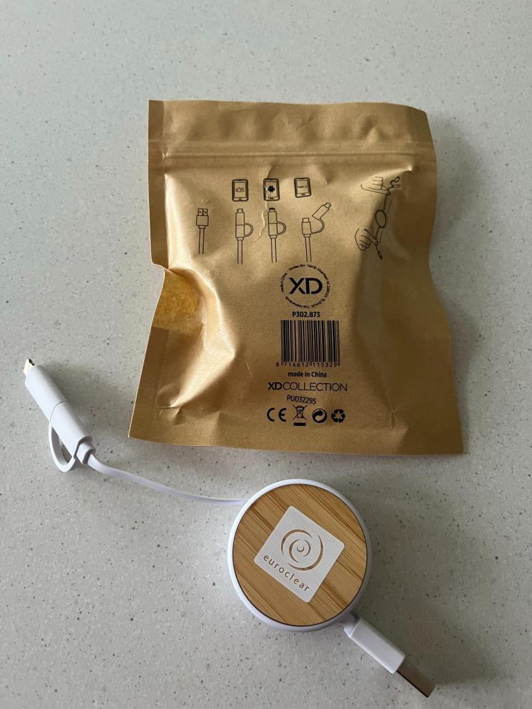 Oplader 3 in 1 (oprolbaar) nieuw!, Ophalen of Verzenden, Nieuw